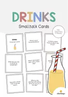 Vorschau - Spiele - Drinks: Smalltalk Cards (Englisch) - Deckblatt