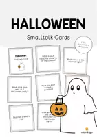 Vorschau - Spiele - Halloween: Smalltalk Cards (Englisch) - Deckblatt