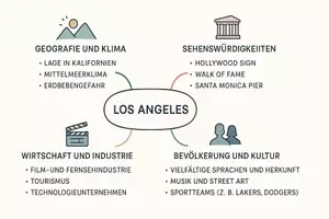 Vorschau - Arbeitsblätter - Arbeitsblätter zum Thema "Los Angeles" + Lösung & MP3 + Mindmap + Infografik - Seite 3