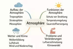 Vorschau - Arbeitsblätter - Arbeitsblatt zum Thema "Atmosphäre" + Onlineübung & MP3 + Mindmap + Infografik - Seite 2