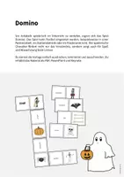 Vorschau - Stationenlernen - Halloween: Domino (Englisch) - Seite 1