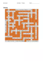 Vorschau - Arbeitsblätter - Kreuzworträtsel Informatik - Netzwerke und Algorithmen, Scratch - Seite 1