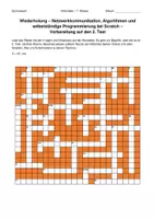 Vorschau - Arbeitsblätter - Kreuzworträtsel Informatik - Netzwerke und Algorithmen, Scratch - Seite 2