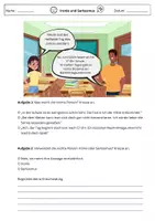 Vorschau - Arbeitsblätter - Ironie und Sarkasmus - einfach verstehen! Merkblatt mit Erklärvideo und Übungsblättern - perfekt als Vorentlastung oder Vertetungsstunden! - Seite 3