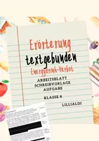 Vorschau - Arbeitsblätter - Textgebundene Erörterung: Energydrink-Verbot - Deckblatt