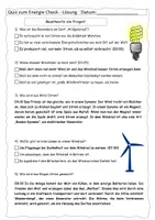 Vorschau - Arbeitsblätter - Quiz zum Energie-Check (mit Lösung) - Seite 3