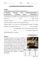 Vorschau - Arbeitsblätter - LK Oberflächenvergrößerung (inkl. Lösungen) - Deckblatt