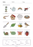 Vorschau - Arbeitsblätter - Spring: Vocabulary Worksheet 1 (Englisch) - Seite 3