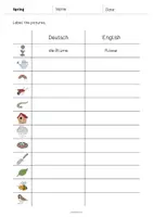 Vorschau - Arbeitsblätter - Spring: Vocabulary Worksheet 3 (Englisch) - Seite 2