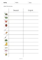Vorschau - Arbeitsblätter - Spring: Vocabulary Worksheet 3 (Englisch) - Seite 3