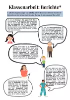 Vorschau - Arbeitsblätter - Klassenarbeit Berichte, Präteritum, Perfekt differenziert - Seite 3