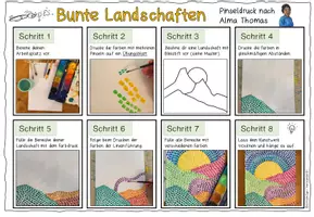 Vorschau - Arbeitsblätter - Kunstprojekt nach Alma Thomas / Kunst - Seite 3