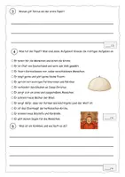 Vorschau - Arbeitsblätter - Test/LZK zum Thema "Papst" (mit Lösung und Bewertungsvorschlag) - Seite 1