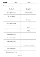 Vorschau - Arbeitsblätter - Football (soccer): Vocabulary Mini Test (Englisch) - Seite 2
