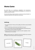 Vorschau - Spiele - Vegetables: Memo Game (Englisch) - Seite 1