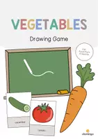 Vorschau - Spiele - Vegetables: Drawing Game (Englisch) - Deckblatt