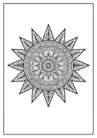 Vorschau - Mal- und Bastelvorlagen - Sommer-Mandalas - Seite 1