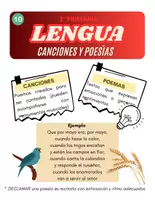 Vista previa - Hojas de trabajo - 3P LENGUA T10 Oraciones y familias de palabras - Portada