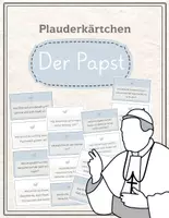Vorschau - Stationenlernen - 48 Gesprächsimpulse zur Papstwahl & Papst Leo XIV. - Deckblatt