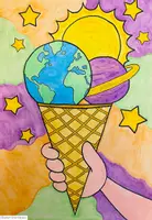 Vorschau - Stundenentwürfe - Fantasie Eiscreme - Kunstprojekt (fertig geplante Kunststunde) - Seite 2