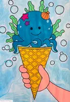 Vorschau - Stundenentwürfe - Fantasie Eiscreme - Kunstprojekt (fertig geplante Kunststunde) - Seite 3