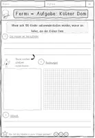 Vorschau - Arbeitsblätter - Materialpaket Fermi - Aufgabe Kölner-Dom - Seite 1