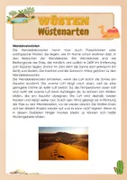 Vorschau - Arbeitsblätter - Wüsten - Wüstenarten - Seite 2