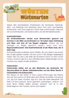 Vorschau - Arbeitsblätter - Wüsten - Wüstenarten - Seite 3