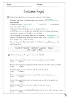 Vorschau - Arbeitsblätter - Goldene Regel: Lückentext und Quiz inkl. Lösungsblatt - Seite 2