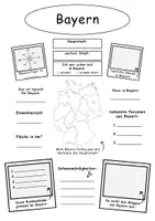 Vorschau - Arbeitsblätter - BUNDESLÄNDER Deutschland STECKBRIEFE Geografie - Seite 2