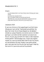 Vorschau - Arbeitsblätter - Acht Wanderdiktate, die eine Geschichte bilden. - Seite 1