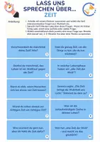 Vorschau - Arbeitsblätter - Lass uns sprechen über...: Zeit, Wochenenden, Schreiben - Seite 1