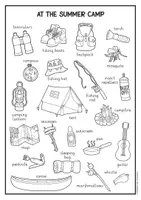 Vorschau - Poster - At the summer camp: Vokabelblatt (Englisch) - Seite 2