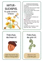 Vorschau - Spiele - Natur-Suchspiel, 42 Aufgabenkarten - Seite 1