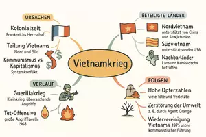 Vorschau - Arbeitsblätter - Arbeitsblatt "Vietnamkrieg" + Onlineübung & MP3 + Mindmap + Infografik - Seite 2