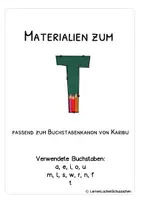 Vorschau - Spiele - Buchstabe T - Erarbeitung, Lautschulung, Lesen, Schreiben, Spiele - in deutscher Fibelschrift - Seite 2