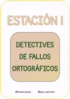 Vista previa - Juegos / Gamificación - ORTOGRAFÍA ESTACIONES DE APRENDIZAJE - página 1
