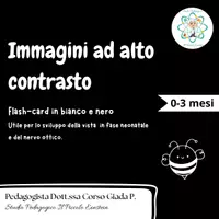 anteprima - Flashcard - Immagini in bianco e nero ad alto contrasto 0-3 - Pagina di copertina