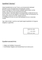 Vorschau - Arbeitsblätter - Spielfeld blanko - fächer- und klassenübergreifendes Üben - Seite 2