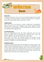 Vorschau - Arbeitsblätter - Wüsten - Oasen - Seite 2