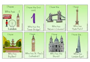Vorschau - Spiele - Lesespiel "I have ... Who has...?" - London - Seite 3