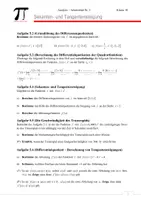 Vorschau - Stundenentwürfe - Sekanten- und Tangentensteigung - Unterrichtsreihe Analysis Klasse 10 - Einheit 5 - Seite 1