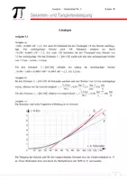 Vorschau - Stundenentwürfe - Sekanten- und Tangentensteigung - Unterrichtsreihe Analysis Klasse 10 - Einheit 5 - Seite 2