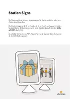 Vorschau - Stationenlernen - Party: Station Signs (Englisch) - Seite 1