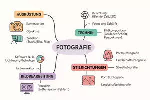 Vorschau - Arbeitsblätter - Arbeitsblatt zum Thema "Fotografie" + Onlineübung & MP3 + Mindmap + Infografie - Seite 3
