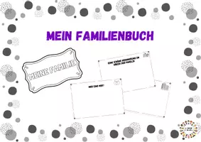 Vorschau - Stationenlernen - Mein Familienbuch - Deckblatt