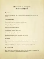 Vorschau - Arbeitsblätter - Englisch Zentralabiturthema "Shakespeare on Instagram" - Deckblatt