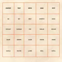 Vista previa - Juegos / Gamificación - BINGO DE SINÒNIMS (1) - página 1