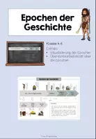 Vorschau - Arbeitsblätter - Übersicht: Epochen der Geschichte - Deckblatt