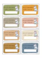 Vorschau - Mal- und Bastelvorlagen - Willkommenskarten - Nilpferdklasse - Schulanfang - Seite 3